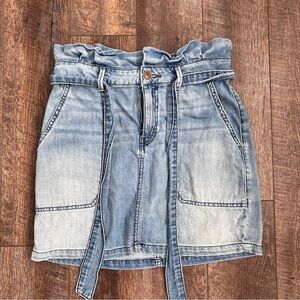 Free people denim skirt